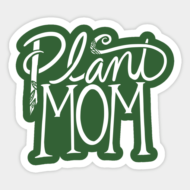 Plant Mom Sticker by bubbsnugg